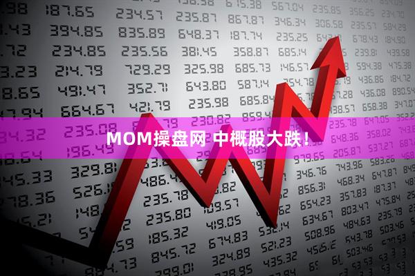 MOM操盘网 中概股大跌！